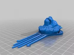 Lion Head hair pin