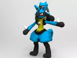 Lucario and Riolu