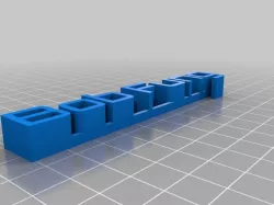 My Customized 3D name plate