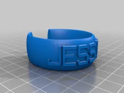 My Customized Ellipse Message Band