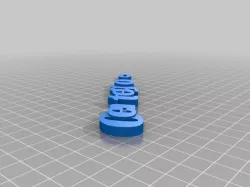 My Customized iamburny's  Text - Name Keyring / Keyfob