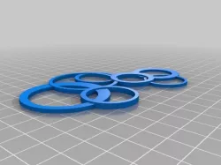 My Customized Playful Rings Necklace
