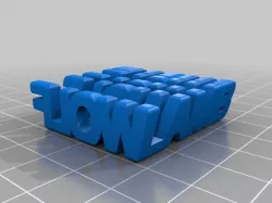 My Customized Two Word Sculpture 2