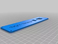 My  Kossel Mains - Fuse - Switch Plate/Cover with Nametag