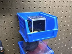 Pegboard mount for Akro-Mils , Akro-Bin style container