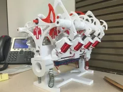 Solenoid V8 Engine