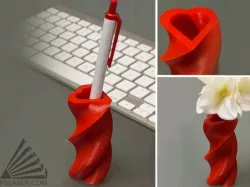 Spiral Heart Vase
