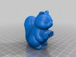 Squirrel holding KSU