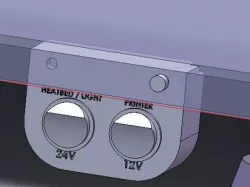 Switch holder for 2x R13245A switch