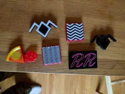 Twin Peaks Pie, Double R, and Black Lodge Magnets