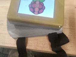 Wrist mounted Touch Pi: Portable Raspberry Pi A+