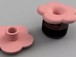 Yarn Bowl Flower Nut and bolt