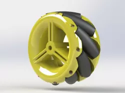 44mm Mecanum Wheel (Small, Solid and Low Cost)
