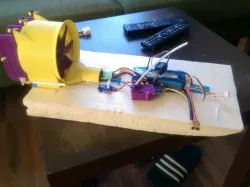 Airboat with printed EDF 110mm