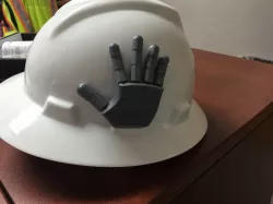 Articulated Hand Hard Hat Insert
