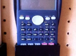 Casio fx-82MS calculator pegboard holder