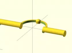 Clock Pendulum Horizontal Swingers replacement part