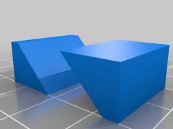 Dual Extruder Calibration Block