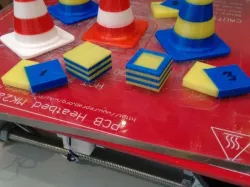 Dual Extruder Calibration Square