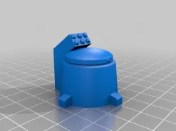 Egg-shaped turret