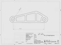 Fiesta ST Pedal Spacer