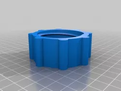 Gas can spout nut - Closed Cap