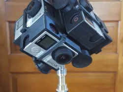 GoPro Hero 3/4 360 Spherical Mount / Rig V2 Remix