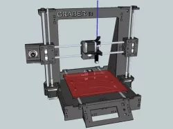Graber i3 6mm Printable Parts
