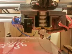 Improved Hexagon Cooling Fan Shroud and Z Probe for MakerFarm Prusa i3v and i3 **30mm Fan Remix**
