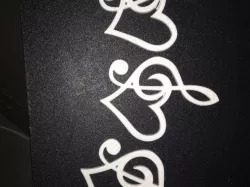 Music Note Heart