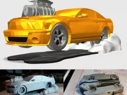 Mustang CARtoon mash-up