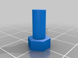 My Customized Bolt Blank for Cutting in CAD