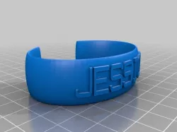 My Customized Ellipse Message Band