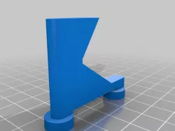 My Customized Parametric Boltless Hook for keyhole shelving units