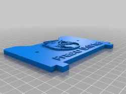 My Customized Replicator 1, 2, and 2X Backplate FUSD Logo Fixed
