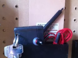 Notebook and keys pegboard container