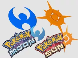 Pokemon Moon/Sun Logo and keychain