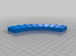 quad Curved LEGO Brick