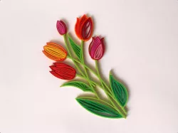 Quilling "Tulips".