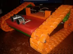 Simple Caterpillar Robot for standard servos