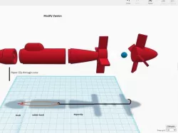 Submarine Powered By Rubber Bands