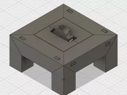 Table with a rotational calendar on the face