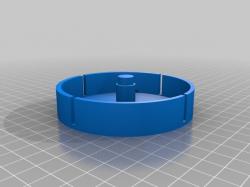 A simple wire spool holder by alexclink, Download free STL model