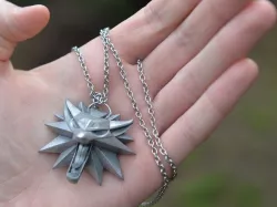 Witcher III Wolf School Medallion