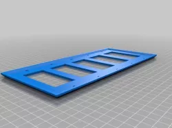 5 gang rocker wall plate