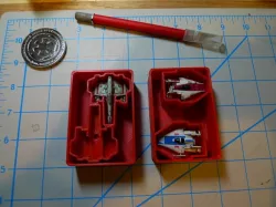 A-Wing and E-Wing Bins for Harbor Freight Organizer (X-Wing TMG)