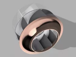 Backwards-Curved Plug Exhaust Ventilation Fan Impeller Blower Wheel Airrotor Propeller - NO SCROLL CASE NEEDED