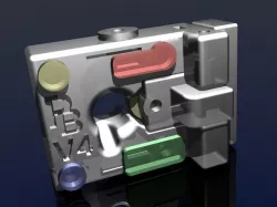 Bowden extruder flex for Lewihe Play & others. (AKA PakoBowden)