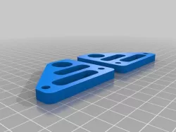 Bracket with ball bearings for Z-spindle.