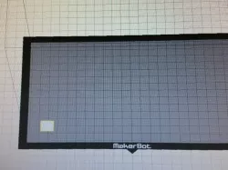CTC Platte no skirt makerbot